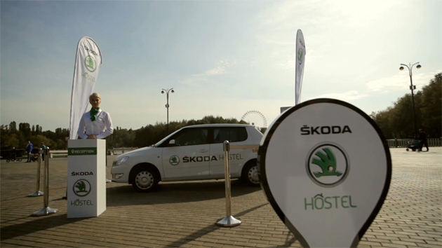 Skoda steigert mit dem ersten Skoda-Hostel die Bekanntheit