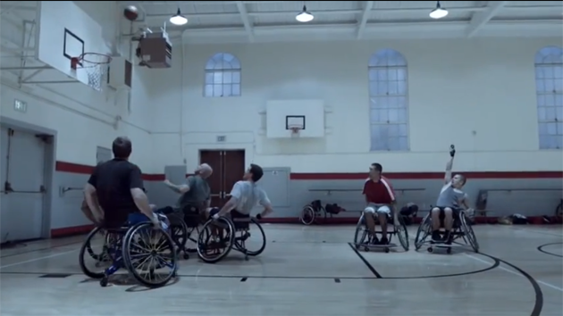 Rollstuhlbasketball im Guiness Werbespot wheelchairs basketball