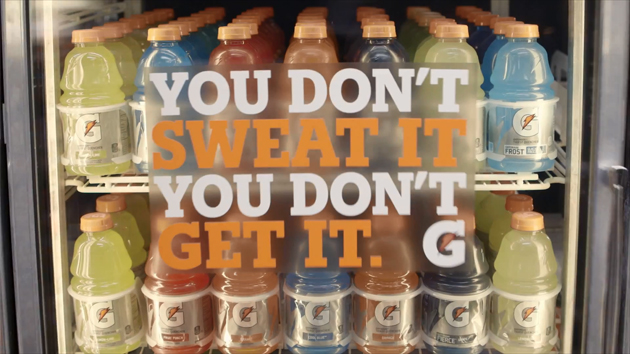 You've got to sweat it to get it